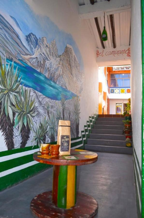 Hostal El Caminante El Cocuy Esterno foto