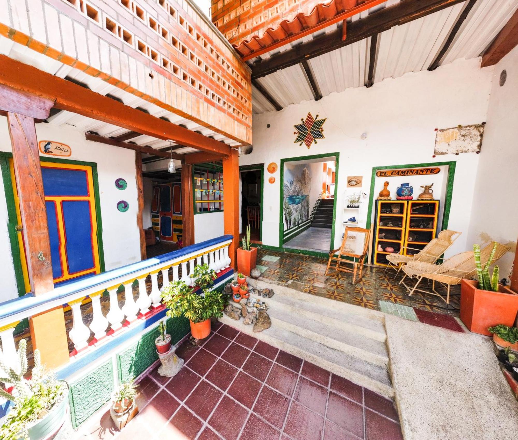 Hostal El Caminante El Cocuy Esterno foto
