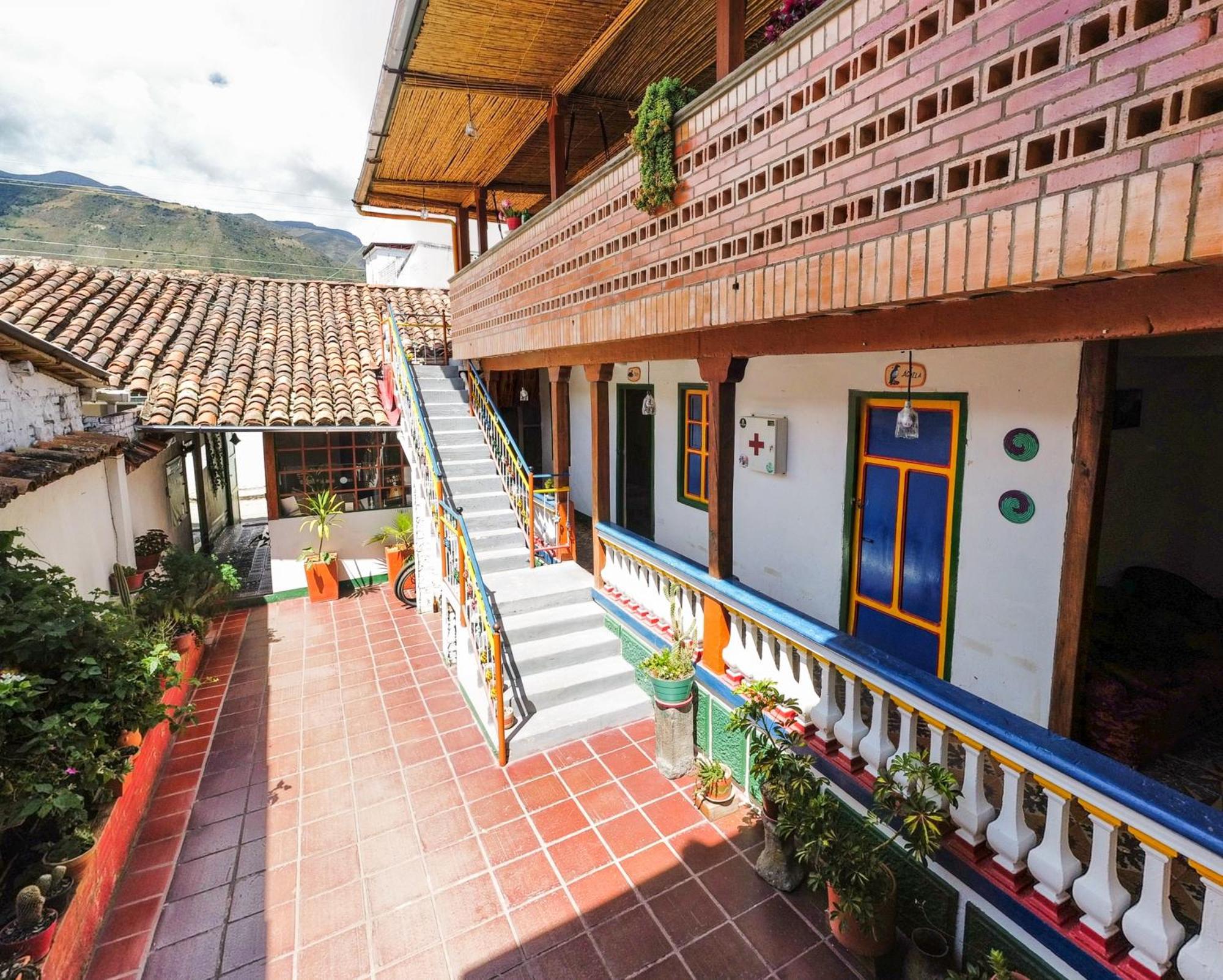 Hostal El Caminante El Cocuy Esterno foto