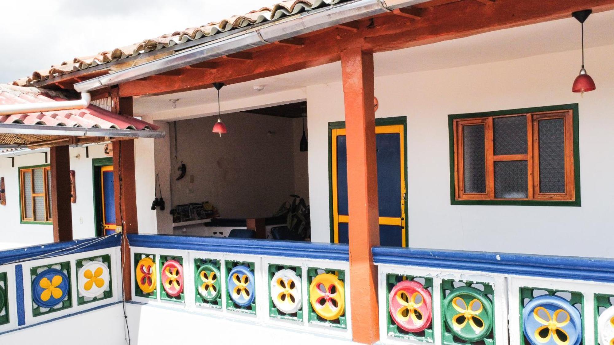 Hostal El Caminante El Cocuy Esterno foto