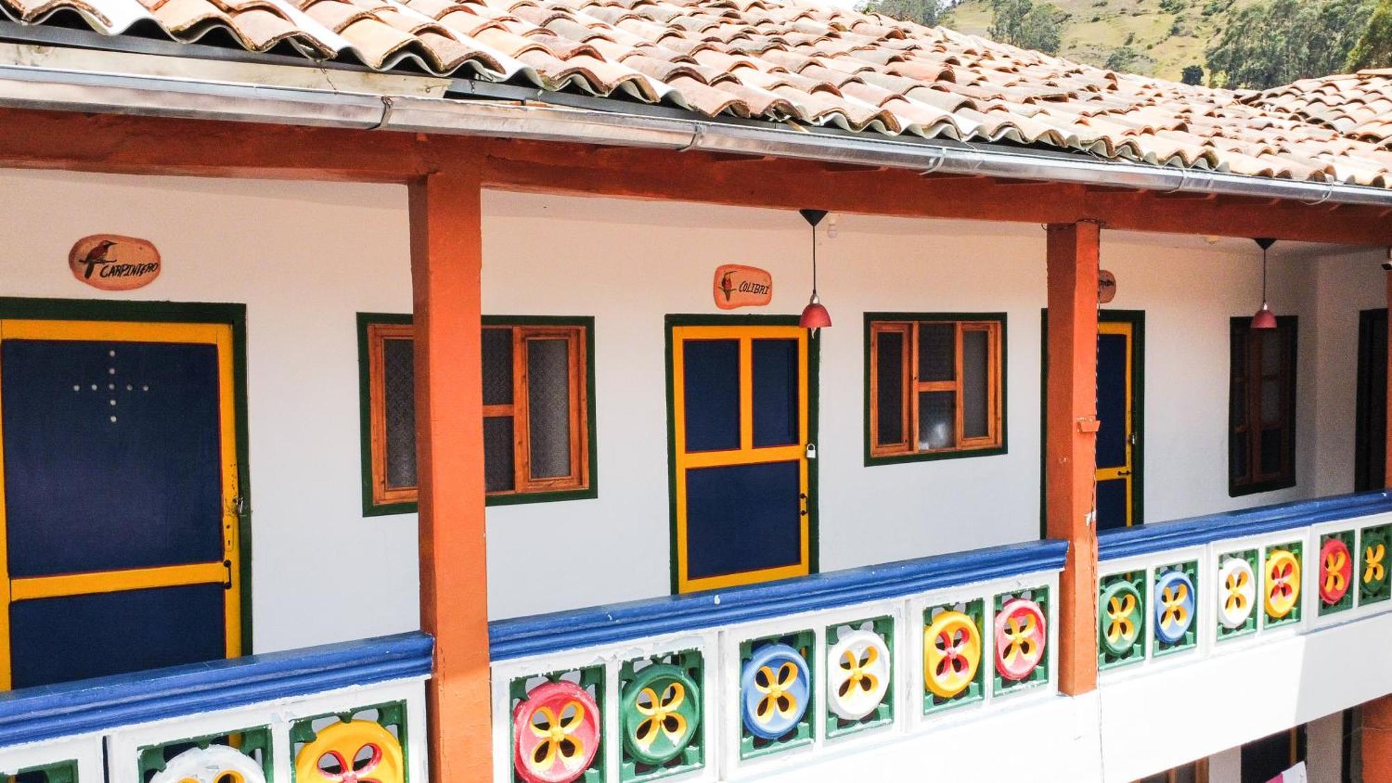 Hostal El Caminante El Cocuy Esterno foto