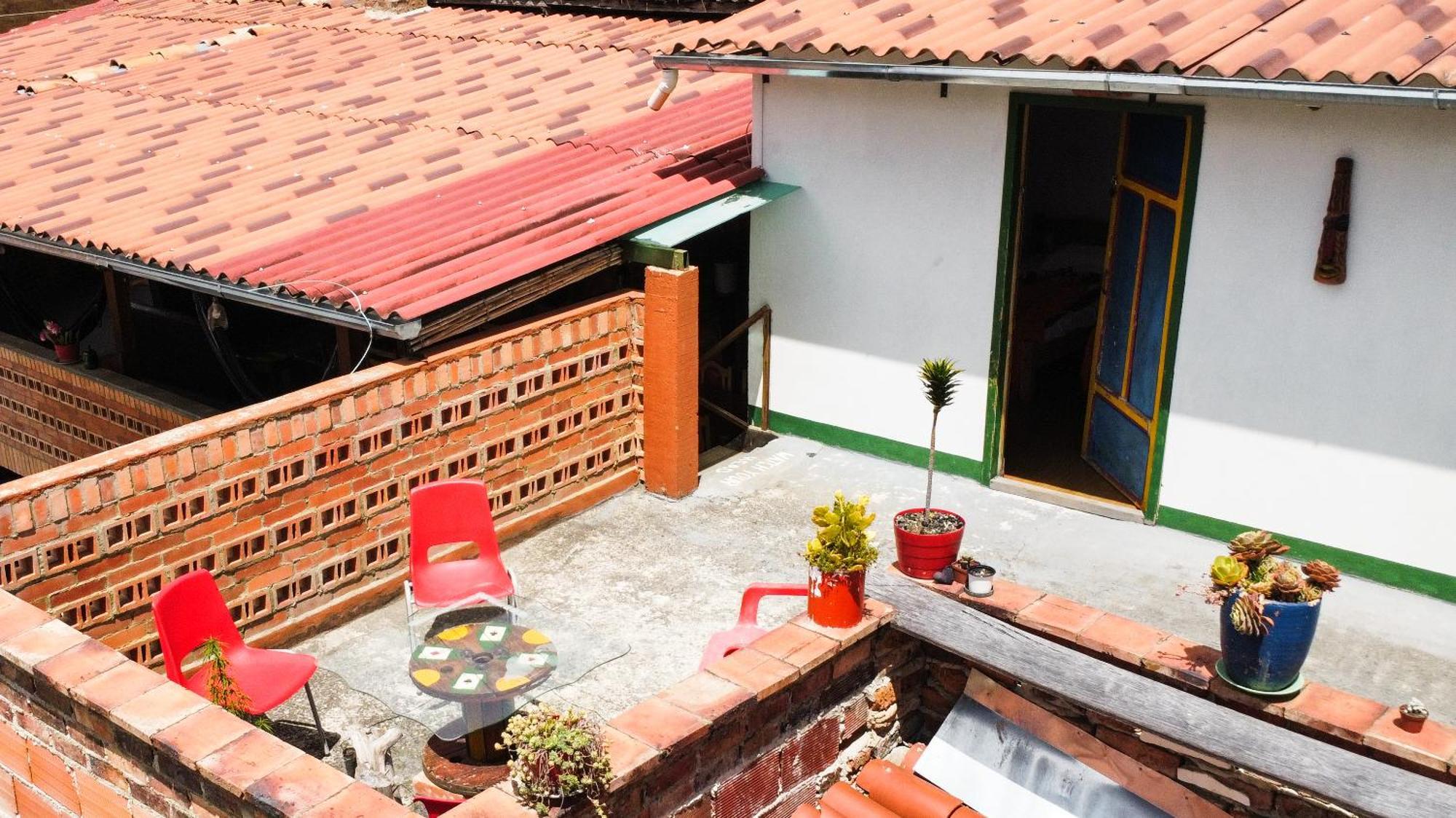 Hostal El Caminante El Cocuy Esterno foto